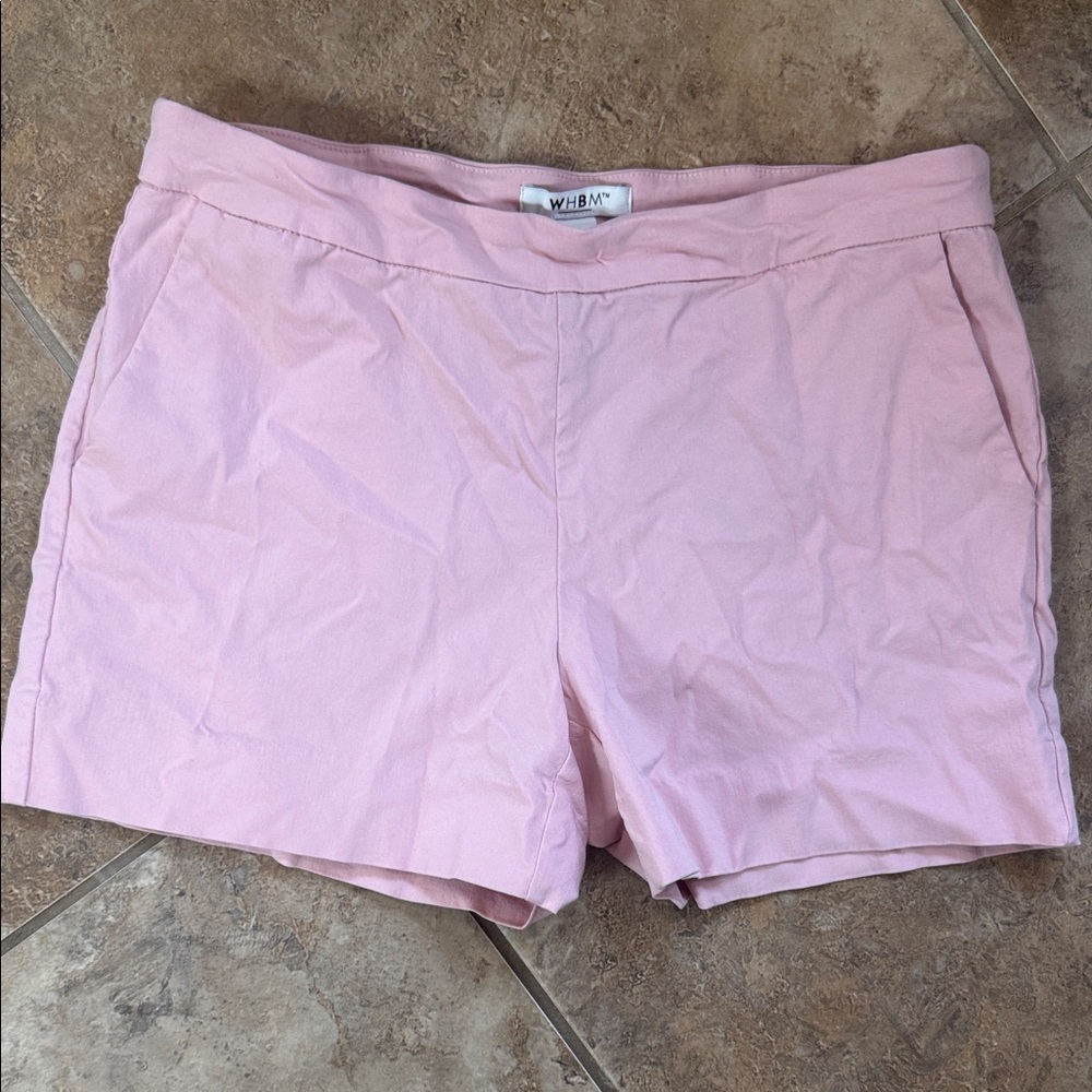 White House Black Market Light Pink High Waist Shorts